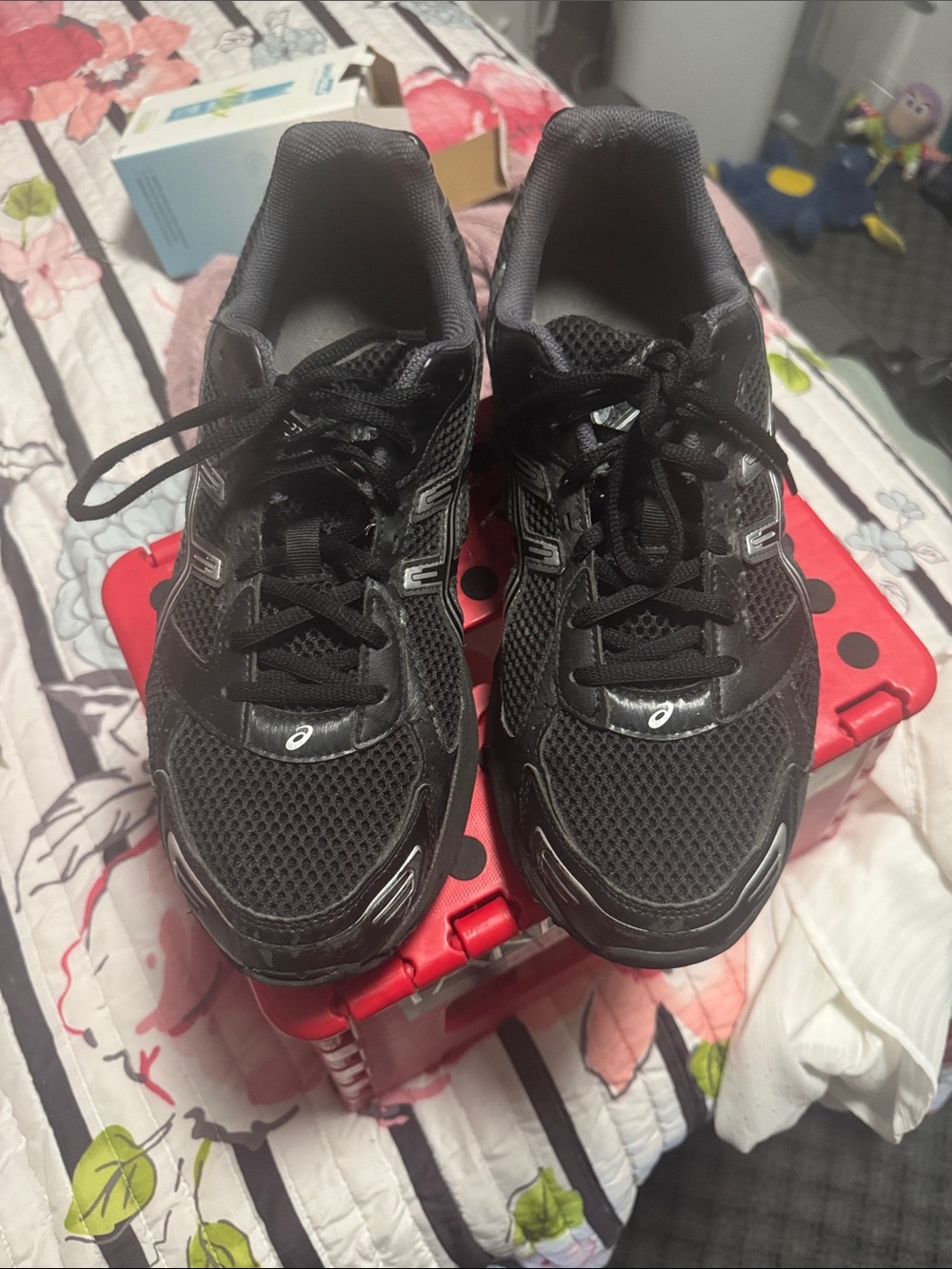 Asics 1130 Men's Black Mesh Athletic Running Shoes sz 11.5